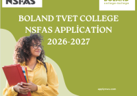 Boland TVET College Nsfas Application 2026-2027