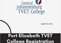 Central Johannesburg TVET College Registration 2026-2027