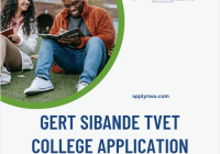 Gert Sibande TVET College Application 2026-2027