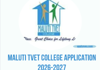 Maluti TVET College Application 2026-2027