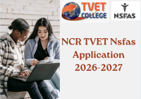 NCR TVET Nsfas Application 2026-2027