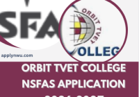Orbit TVET College Nsfas Application 2026-2027