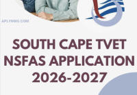 South Cape TVET Nsfas Application 2026-2027