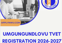 Umgungundlovu TVET Registration 2026-2027