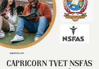 Capricorn TVET Nsfas Application 2026-2027