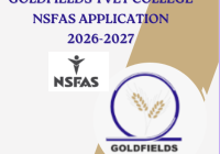 Goldfields TVET College Nsfas Application 2026-2027