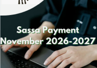 Sassa Payment November 2026-2027