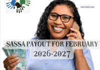 Sassa Payout For February 2026-2027