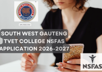 South West Gauteng TVET College Nsfas Application 2026-2027