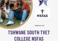 Tshwane South TVET College Nsfas Application 2026-2027