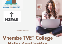 Vhembe TVET College Nsfas Application 2026-2027