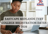 Eastcape Midlands TVET College Registration Dates 2026