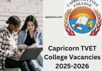 Capricorn TVET College Vacancies 2025-2026