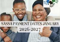 SASSA Payment Dates January 2026-2027