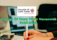 College Of Cape Town Vacancies 2025-2026