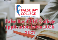 False Bay TVET College Application Form 2026-2027