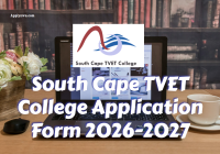 South Cape TVET College Application Form 2026-2027