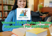 Vhembe TVET College Online Application For 2025-2026
