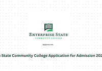 Enterprise State Community College Application for Admission 2025-2026