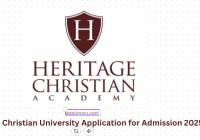 Heritage Christian University Application for Admission 2025-2026
