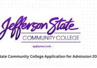 Jefferson State Community College Application for Admission 2025-2026