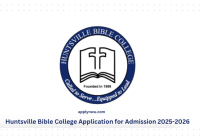 Huntsville Bible College Application for Admission 2025-2026