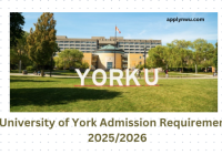University of York Admission Requirements 2025/2026
