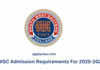 SWGC Admission Requirements For 2025-2026