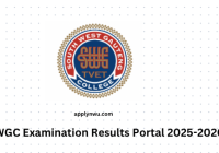 SWGC Examination Results Portal 2025-2026