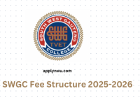 SWGC Fee Structure 2025-2026