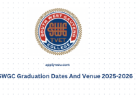 SWGC Graduation Dates And Venue 2025-2026