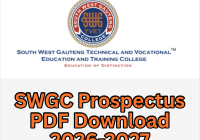 SWGC Prospectus PDF Download 2026-2027