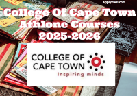 College Of Cape Town Athlone Courses 2025-2026