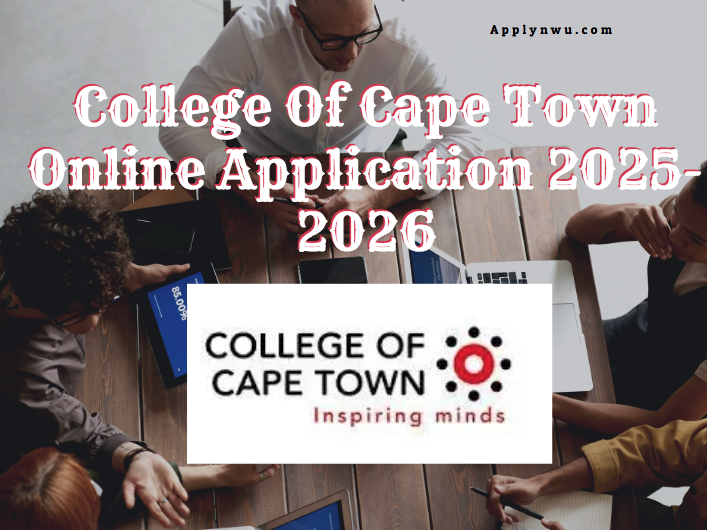 College Of Cape Town Online Application 20252026 TVET Colleges