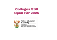 Colleges Still Open For 2025