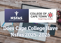Does Cape College Have Nsfas 2025-2026