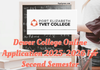 Dower College Online Application 2025-2026 For Second Semester