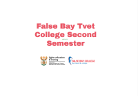 False Bay Tvet College Second Semester
