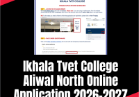 Ikhala Tvet College Aliwal North Online Application 2026-2027