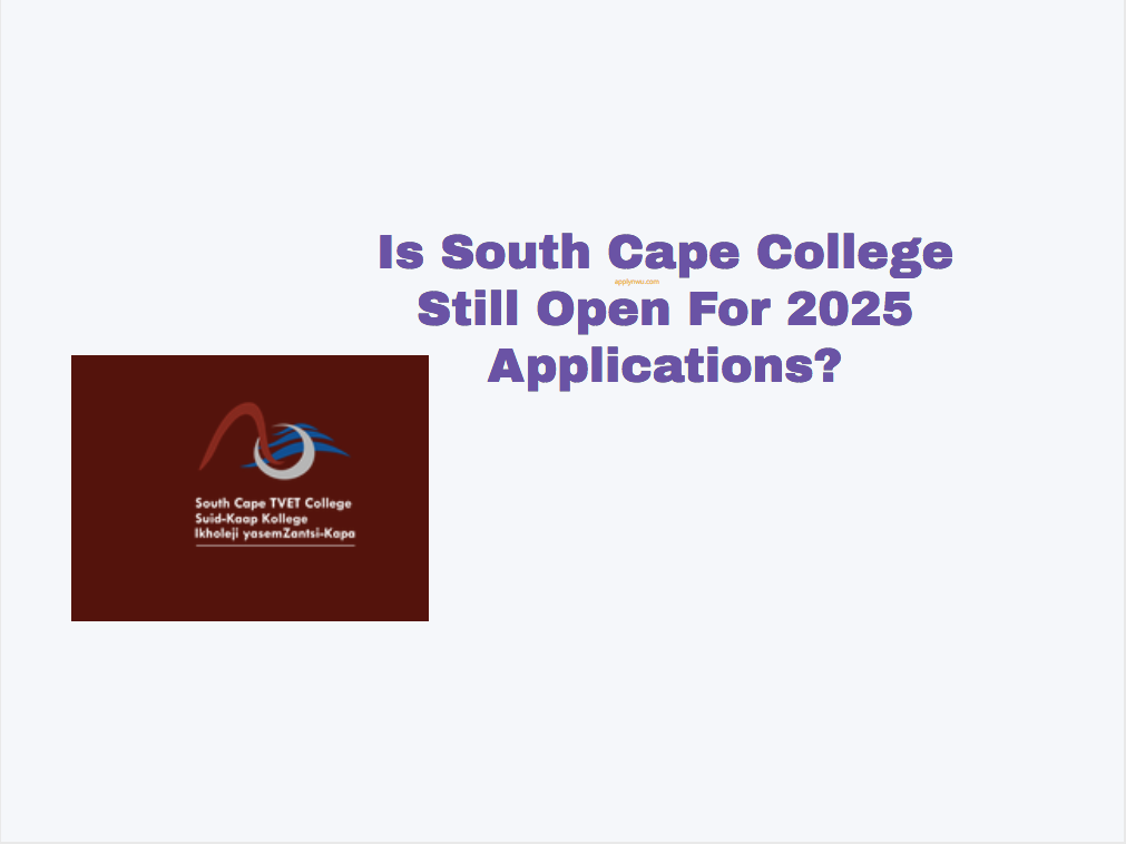 Is South Cape College Still Open For 2025 Applications? TVET Colleges