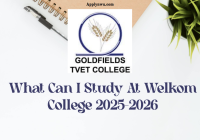 What Can I Study At Welkom College 2025-2026,Which Courses Does Goldfields College Offer?