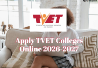 Apply TVET Colleges Online 2026-2027