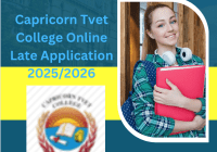 Capricorn Tvet College Online Late Application 2025