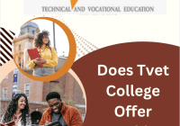 Does Tvet College Offer Teaching