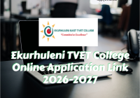 Ekurhuleni TVET College Online Application Link 2026-2027