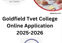 Goldfield Tvet College Online Application 2025