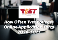 How Often Tvet Colleges Online Application Form 2026-2027