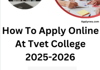 Apply Online At Tvet College 2025