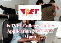 Is TVET Colleges Online Application 2026-2027 Open