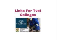 Links For Tvet Colleges